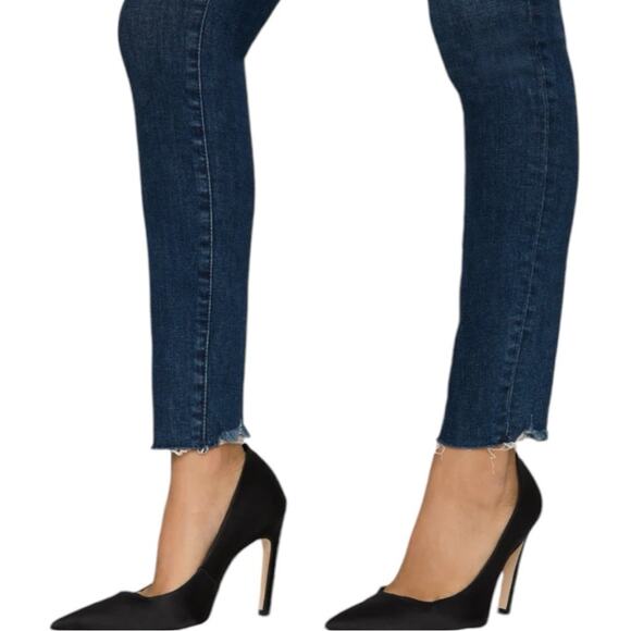NWT Good American Good Legs Skinny Jeans w/ Raw Chewed Hem Size 2/26 Retail $99 - Picture 5 of 8